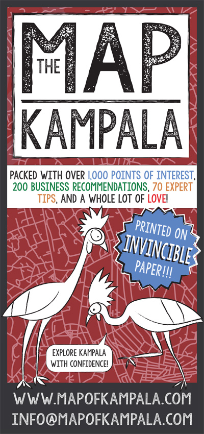 Map of Kampala, Africa Guide Maps