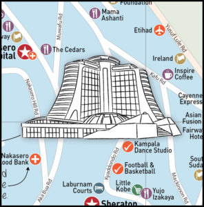 Map of Kampala, Uganda – Africa Guide Maps