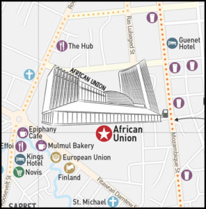 Map of Addis Ababa