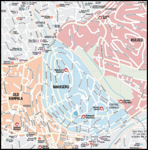 Map of Kampala