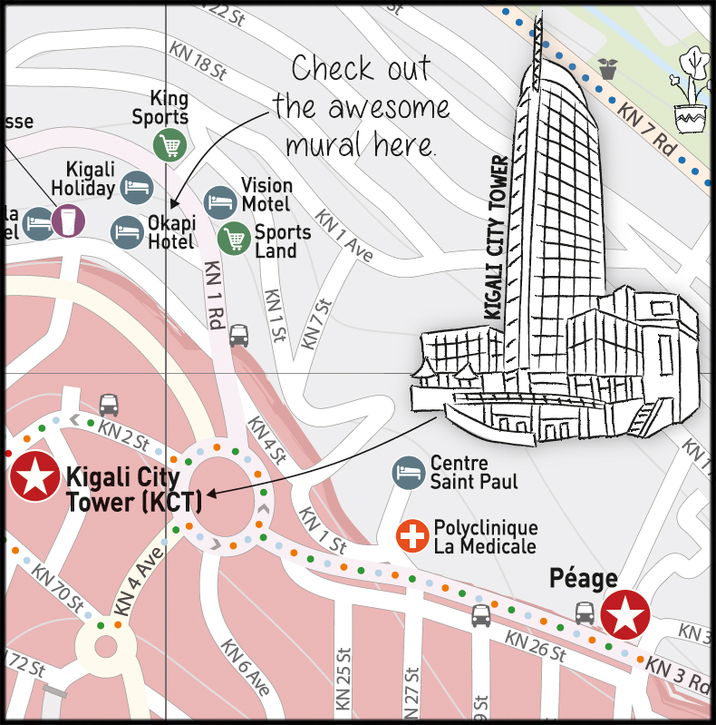 Map of Kigali